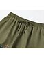 abordables jambe large et taille haute-Pantalon large pour femme style bohème, longueur totale, imprimé floral naturel, poches, cordon de serrage élastique, confortable, extérieur, vacances, week-end, vert, été, coupe régulière