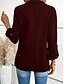 abordables Blazers et Costumes-Femmes Blazer Confortable Respirant Avec Poches Mode Occasionnel Uni Bureau Rue Occasionnel Tenue quotidienne Simple Boutonnage Régulier Col Rabattu Coupe régulière manche longue Vêtements d&#039;extérieur