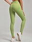 abordables Leggings y mallas de yoga-Mujer Leggings Capri Mallas Leggings de Yoga Control de barriga Alta cintura Gimnasio Voleibol Rutina de ejercicio Prendas de abajo Color sólido Negro Verde Café Otoño Deportes Ropa de Deporte