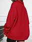 abordables Tops Sencillos-Mujer Sudaderas Sudaderas con cremallera Plano Ropa de calle Casual Confortable Manga Larga Cuello Alto Tops regulares Calle Festivos Noche Media cremallera Cremallera de un cuarto Cremallera de un