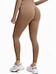 baratos Leggings e collants para ioga-Mulheres Legging Capri Leggings de ioga Compressão abdominal Cintura Alta Academia Exercite-se Esportivo Calças Côr Sólida Preto Branco Azul Outono Esportes Roupas Esportivas Ajuste justo