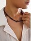 economico Gioielli da uomo-Per uomo Collana Marrone Verde Bianco-nero Legno Turchese Bohemien Moda Stile Etnico