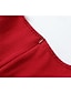 preiswerte Western Boho Kleid-Damen Minikleid Boho-Kleid Westernkleid Mode Klassisch Modern Outdoor Ferien Ausgehen Normale Passform Einfach Langarm V Ausschnitt Rote Sommer