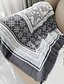 abordables Châles et étoles femme-Foulard Carré Écharpes pour femmes Femmes Rue Quotidien Date Gris Noir Rose Écharpe Imprimé