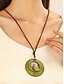 abordables Collier pour femme-Collier pendentif oiseau bohème pour femme – collier long cercle en bois fait main avec breloque en alliage pour les amoureux de la nature, les tenues décontractées ou les cadeaux