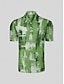 abordables Tapas-Hombre Camisas de polo Verde Manga Corta Camiseta Ropa de golf Ropa Trajes Ropa Ropa