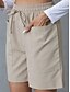 ieftine Pantaloni scurti-Pentru femei chinez Pantaloni Scurți De Bază Casual Scurt Talie Înaltă Simplu Buzunar Curea elastică Confortabil Απαλό Comfortabil Strech În aer liber Stradă Caisă Alb Roz Îmbujorat Albastru piscină