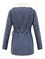 abordables Vestes Sherpa-Femmes Veste en Polaire Confortable Fermeture intégrale Mode street style Uni Extérieur Décontracté Quotidien Régulier Col Rabattu Coupe régulière manche longue Vêtements d&#039;extérieur Noir Bleu Chameau