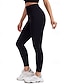 baratos Leggings e collants para ioga-Mulheres Legging Capri Leggings de ioga Compressão abdominal Cintura Alta Academia Exercite-se Esportivo Calças Côr Sólida Preto Branco Azul Outono Esportes Roupas Esportivas Ajuste justo