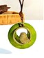 abordables Collier pour femme-Collier pendentif oiseau bohème pour femme – collier long cercle en bois fait main avec breloque en alliage pour les amoureux de la nature, les tenues décontractées ou les cadeaux