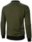 preiswerte Lässige Jacken-Herren Leichte Jacke Freizeitjacke Collegejacke Urlaub Täglich Tasche Spleißen Frühling Herbst Farbblock Mode Klassisch Stehkragen Regulär Waffelstoff Schwarz Weiß Wein Marineblau Khaki Jacken