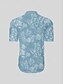 cheap Tops-Hyped-up Tropical Men&#039;s Golf Henley Shirt UPF50+