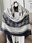 abordables Châles et étoles femme-Foulard Carré Écharpes pour femmes Femmes Rue Quotidien Date Gris Noir Rose Écharpe Imprimé
