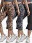 economico -Per donna Pantaloni capri Leggings Leggings comodi Streetwear Casual Lunghezza al polpaccio Vita Alta Leopardo Elastico in vita Stampato Traspirabilità Elasticizzato Vacanza Streetwear Abbigliamento
