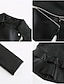 abordables Vestes en simili cuir-Femmes Veste en Similicuir Confortable Fermeture intégrale Mode street style Uni Extérieur Décontracté Quotidien Régulier Col Rabattu Coupe régulière manche longue Vêtements d&#039;extérieur Noir Rouge