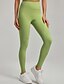 abordables Leggings y mallas de yoga-Mujer Leggings Capri Mallas Leggings de Yoga Control de barriga Alta cintura Gimnasio Voleibol Rutina de ejercicio Prendas de abajo Color sólido Negro Verde Café Otoño Deportes Ropa de Deporte