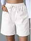 ieftine Pantaloni scurti-Pentru femei chinez Pantaloni Scurți De Bază Casual Scurt Talie Înaltă Simplu Buzunar Curea elastică Confortabil Απαλό Comfortabil Strech În aer liber Stradă Caisă Alb Roz Îmbujorat Albastru piscină