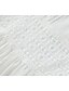 baratos Vestidos Estilo Boho-Mulheres Minivestido Vestido de decote Vestido Boho Vestido ocidental Moda Clássico Moderno Ao ar livre Férias Feriado Normal Tecido Sem Manga Com Alças Finas Branco Verão