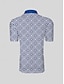 preiswerte Oberteile-Herren Golf-Poloshirt Dunkelblau Kurzarm Oberteil Golfkleidung, Kleidung, Outfits, Kleidung