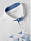 preiswerte Oberteile-Herren Golf-Poloshirt Blau Kurzarm Oberteil Golfkleidung, Kleidung, Outfits, Kleidung
