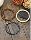 abordables Bijoux pour hommes-Ensemble de bracelets en bois pour hommes avec croix et perles – Bracelets extensibles de style rustique naturel pour un usage décontracté, de plage ou spirituel