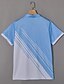 voordelige Men&#039;s Golf Polo-Voor heren Golf Lijn Polo Sport Poloshirts Korte mouw Poloshirt Overhemden met kraag Casual Sportkleding Knop Zomer Zwart Roze blauw