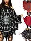 abordables Blouse et Chemises d&#039;Halloween-Blouse Femme Halloween Araignée Amusante Manches Longues Col Rond Regular T-shirts Imprimé Fête Noir Rouge Printemps Automne Préautomne