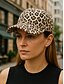 voordelige Dameshoeden-Dames baseballpet met luipaardprint – verstelbare hoed met gebogen rand en gespsluiting, lichtgewicht bescherming tegen de zon voor casual outfits, reizen, hardlopen en buitenactiviteiten