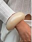 abordables Pulsera de mujer-Brazaletes gruesos de resina y metal para mujer: pulseras llamativas para mujer, estilo minimalista retro, ideales para fiestas, uso diario y atuendos casuales.