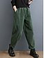 economico gamba larga e vita alta-Per donna Chinos Vacanza Moda Casual Lunghezza intera Vita Alta Semplice Tasca Fascia Elastica Comodo Morbido Confortevole Micro-elastico All&#039;aperto Streetwear Nero Viola Verde Caffè Primavera