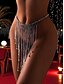 voordelige Dames riem-Buikketting met strass-steentjes voor dames - sexy taillesieraden met kristallen voor dansers, strandfeesten en festivaloutfits