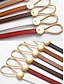 abordables Ceinture pour femme-Ceinture fine en cuir synthétique pour femme – Ceinture ajustable avec anneau et boucle à boule dorée, style minimaliste pour robes, blazers et manteaux, parfaite pour le travail, les rendez-vous galants et les tenues de fête