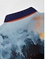 preiswerte Oberteile-Herren Golf-Poloshirt Blau Kurzarm Oberteil Golfkleidung, Kleidung, Outfits, Kleidung