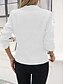 cheap Blazers &amp; Suits-Women&#039;s Blazer Comfortable Breathable Pocket Buttons Casual Plain Office Street Casual Daily Wear Single Breasted Regular Turndown Regular Fit Long Sleeve Outerwear Black White Navy Blue Summer Spring