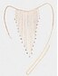 voordelige Dames riem-Buikketting met strass-steentjes voor dames - sexy taillesieraden met kristallen voor dansers, strandfeesten en festivaloutfits