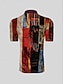 preiswerte Oberteile-Herren Golf-Poloshirt Rote Kurzarm Oberteil Golfkleidung, Kleidung, Outfits, Kleidung