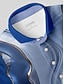 preiswerte Oberteile-Herren Golf-Poloshirt Blau Kurzarm Oberteil Golfkleidung, Kleidung, Outfits, Kleidung