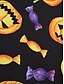 ieftine Rochie de Halloween-Halloween Pentru femei Rochii Midi Rochie A line Vacanță Casual Zilnic Concediu Fit regulat Dovleac SPIDER Fără manșon Gâtul halter Galben Închis Negru Galben Portocaliu Vară Primăvară Toamnă