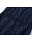 preiswerte Ausgefallene Kleider-Damen Midikleid Boho-Kleid Westernkleid Mode Modern Outdoor Täglich Ausgehen Normale Passform Einfach Ärmellos V Ausschnitt Dunkelblau Sommer
