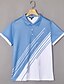 voordelige Men&#039;s Golf Polo-Voor heren Golf Lijn Polo Sport Poloshirts Korte mouw Poloshirt Overhemden met kraag Casual Sportkleding Knop Zomer Zwart Roze blauw