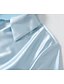 voordelige Elegante topjes-dames overhemd blouse satijn effen modern casual lange mouw overhemd kraag normaal elegant tops gedrapeerde halslijn dagelijks uitgaan gerimpeld losvallend zwart wijn marineblauw blauw kaki herfst