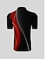 preiswerte Oberteile-Herren Golf-Poloshirt Rote Kurzarm Oberteil Golfkleidung, Kleidung, Outfits, Kleidung