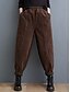 economico gamba larga e vita alta-Per donna Chinos Vacanza Moda Casual Lunghezza intera Vita Alta Semplice Tasca Fascia Elastica Comodo Morbido Confortevole Micro-elastico All&#039;aperto Streetwear Nero Viola Verde Caffè Primavera