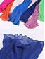 abordables Foulards pour femmes-Foulard en soie transparente pour femme – Bandana tubulaire à bords volantés, élégant tour de cou pour le bureau, les voyages, les fêtes et les tenues de soirée
