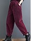 economico gamba larga e vita alta-Per donna Chinos Vacanza Moda Casual Lunghezza intera Vita Alta Semplice Tasca Fascia Elastica Comodo Morbido Confortevole Micro-elastico All&#039;aperto Streetwear Nero Viola Verde Caffè Primavera
