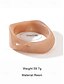 abordables Pulsera de mujer-Brazaletes gruesos de resina y metal para mujer: pulseras llamativas para mujer, estilo minimalista retro, ideales para fiestas, uso diario y atuendos casuales.