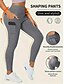 economico Leggings semplici-Per donna Leggings Moda Casual Lunghezza intera Vita Alta Tinta unica Tasca Taglio alto Traspirabilità Morbido Confortevole Alta elasticità Vinaccia blu navy Nero Grigio Autunno Inverno Vestibilit