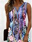 baratos Vestidos Florais-Vestido Mini Feminino Vestido Casual Vestido de Verão Elegante Casual Férias Diário Férias Regular Ajuste Gráfico Floral Boho Paisley Damasco Sem Mangas Decote V Fúcsia Verão Primavera