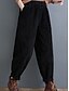 economico gamba larga e vita alta-Per donna Chinos Vacanza Moda Casual Lunghezza intera Vita Alta Semplice Tasca Fascia Elastica Comodo Morbido Confortevole Micro-elastico All&#039;aperto Streetwear Nero Viola Verde Caffè Primavera