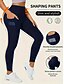 economico Leggings semplici-Per donna Leggings Moda Casual Lunghezza intera Vita Alta Tinta unica Tasca Taglio alto Traspirabilità Morbido Confortevole Alta elasticità Vinaccia blu navy Nero Grigio Autunno Inverno Vestibilit